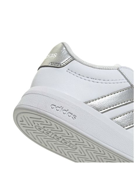 Adidas Grand Court 3.0 Shoes White Silver Infant ADIDAS CORE | Sneakers | JP9373-